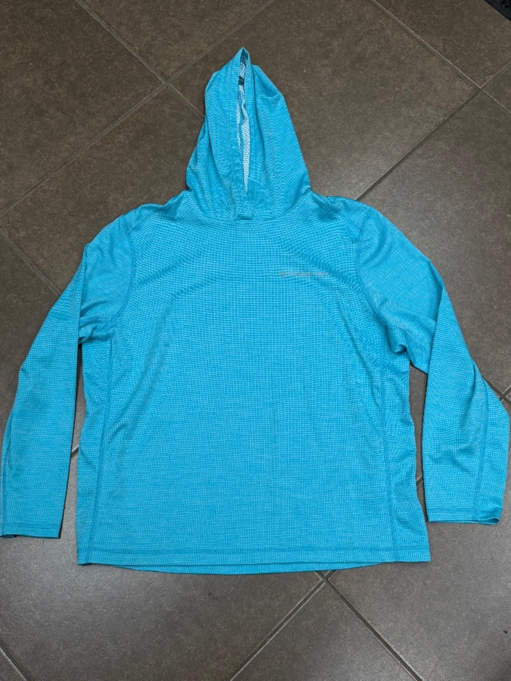 Men's Vineyard Vines Turquoise On The Go Sankaty Performance Hoodie